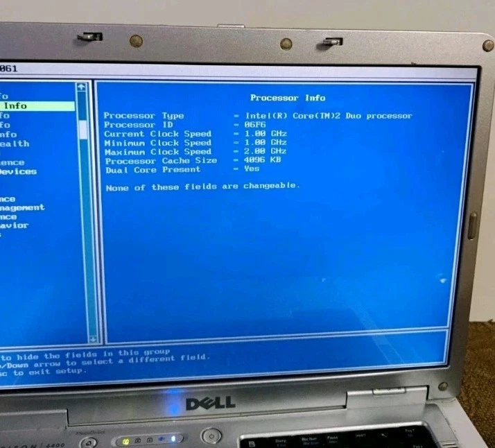 PC Portatile Computer Netbook Dell Inspiron 6400 Intel Core2 Duo - RAM 4Gb ✅ - Immagine 2 di 4