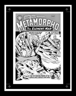 Ramona Fradon Brave and the Bold #57 Rare Production Art Cover Monotone