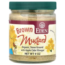 Organic Brown Mustard With Apple Cider Vinegar, 9 oz (255 g)
