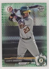 2017 Topps Holiday Bowman Green Sweater 26/99 Lazaro Armenteros Lazarito b9e