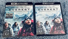 Everest 4K Ultra HD Blu-Ray, NO DIGITAL, 2015, MINT with a MINT- SLIPCOVER