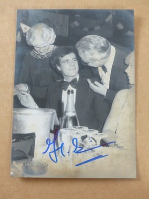 HEINTJE Hein Simons signed autograph signed on 13x18 cm autograph card