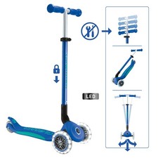 B-WARE: 439-600-3 GLOBBER ELITE LIGHTS dunkelblau, mit Leuchtrollen