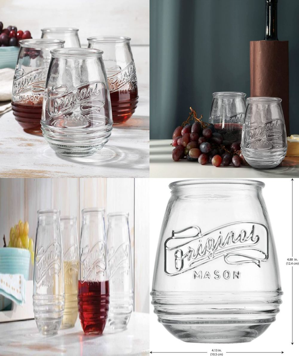 500 cc amber glass tumblers Created Co main image 1