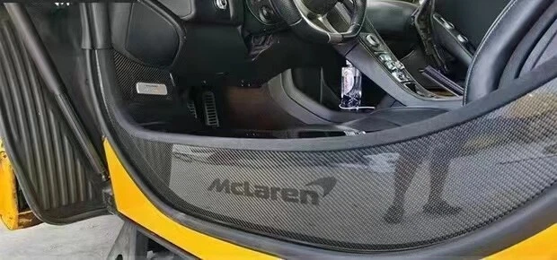 Tampa de painéis limiar soleiras de porta de fibra de carbono para McLaren 612C 625C 650S 675LT - Imagem 2 de 4