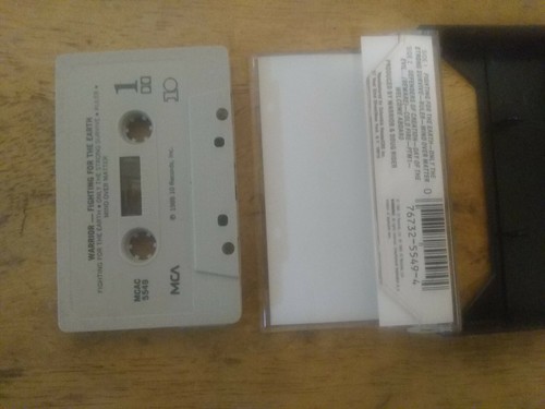 Warrior "Fighting for the Earth" (Cassette Tape) Vintage Rock Metal ex - Picture 3 of 4
