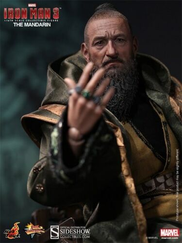 IRON MAN 3 THE MANDARIN MMS211 HOT TOYS NUOVO MAI RIMOSSO DALLA SCATOLA VENDITORE US - Foto 3 di 11