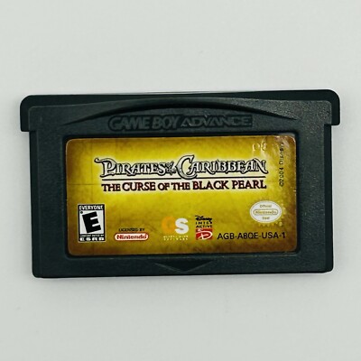 Pirates of the Caribbean Curse of the Black Pearl Nintendo GBA Video Game Disney