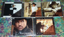 CD/DVD Lot of 5 GARTH BROOKS Scarecrow/Sevens/The Chase/All Access/Ultimate Hits