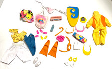 Vintage Lot Barbie Beach Clothes and Accessories 80s  90s