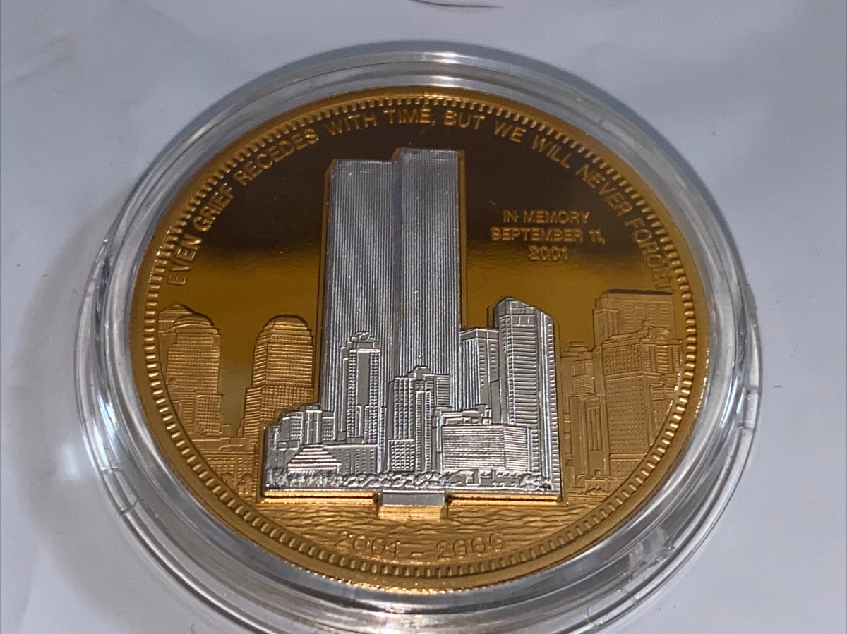 World Trade Center 5th Anniversary Gold & Silver