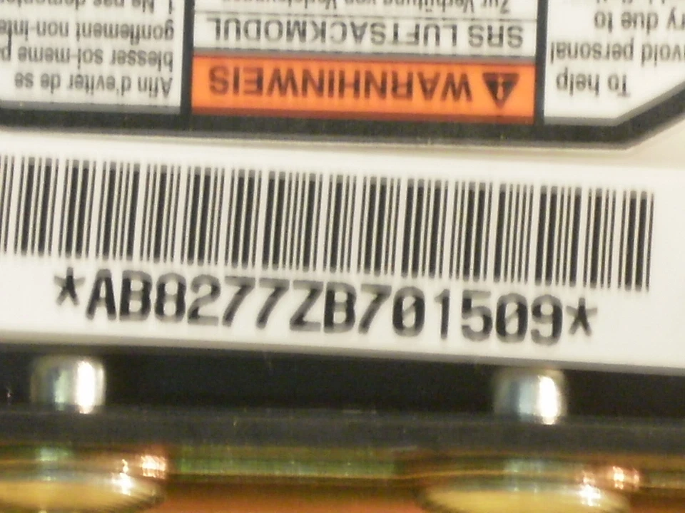 ISUZU TROOPER 1999 2000 2001 2002 VOLANTE A/B NUEVO OEM 8-97159608-0 Foto 4 de 4