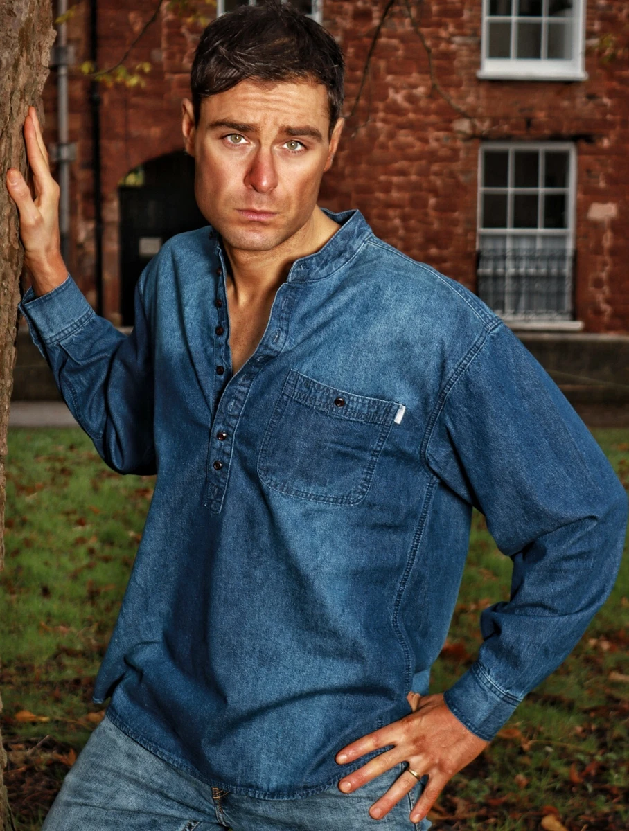 Kaboo Original Exclusively Designed Grandad Shirts in Soft Denim