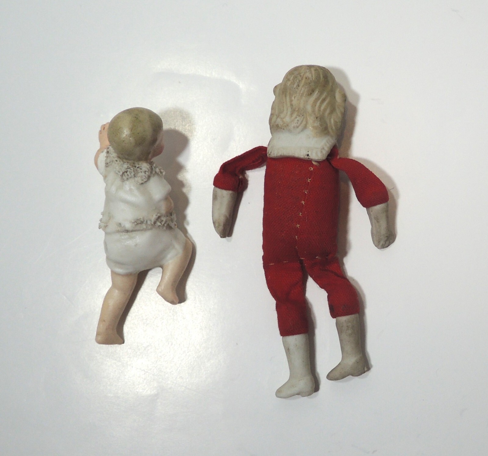 Antique vintage bisque porcelain miniature dolls restoration / repair