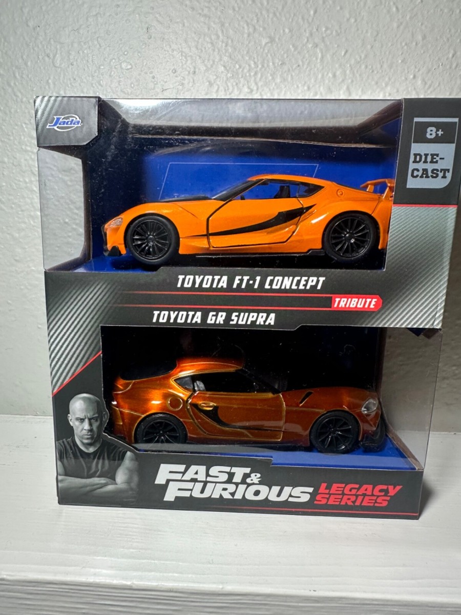 Jada Toys 2024 Fast Furious Legacy Series Car Set Toyota FT-1/Supra 1:32