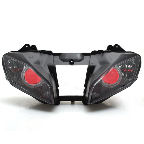 Red Devil Eye Light Fully Headlight Assembly HID Halo For Yamaha YZF-R6 2006-07 - Picture 7 of 12