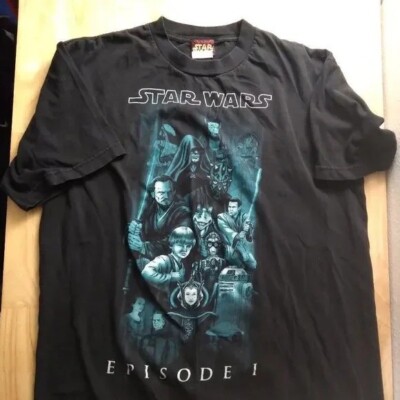 Vintage Star Wars Episode Characters Movie T-Shirt