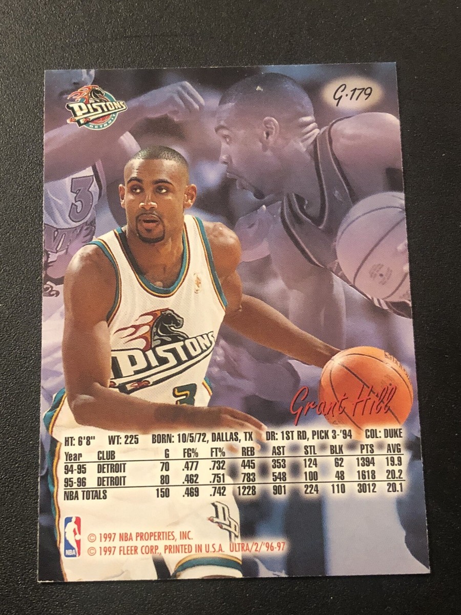 1996-97 Fleer Ultra Gold Medallion Edition Grant Hill #G-179 HOF