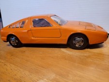 VERY NICE YONE 1970's TIN LITHO FRICTION POWERED MERCEDES BENZ C111 COUPE