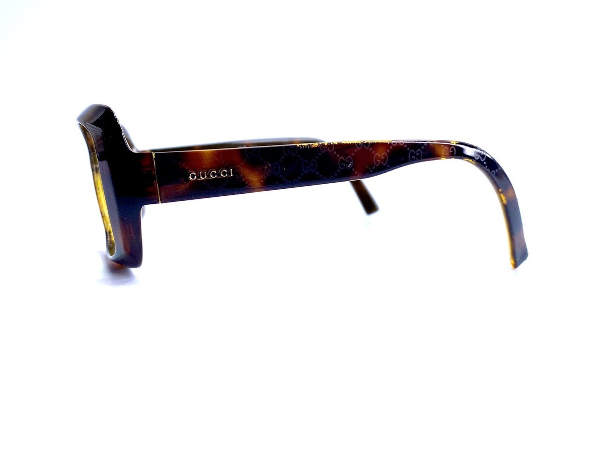 Gucci GG3206/S VTG Guccissima LG Tortoise Rectangle Sunglasses 56-16 130 Italy 46-008660_f.jpg main image 2