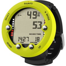 Open Box Suunto Zoop Novo Wrist Scuba Diving Computer Lime 