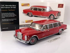 CMC 1:18 Mercedes-Benz 600 Pullman 1972 (W100) "Red Baron" M-216