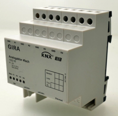 Gira KNX Analogaktor 4fach 1022 00 | DC 0-10V