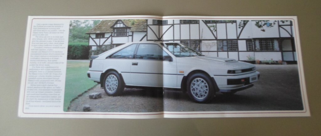 NISSAN SILVIA TURBO ZX orig 1984 UK Mkt Sales Brochure | eBay