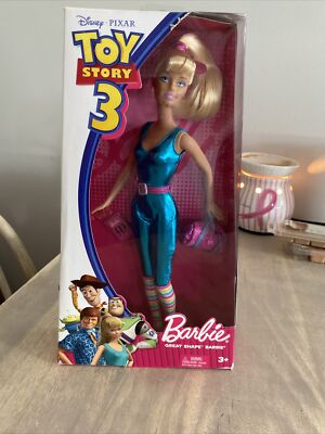 2009 Toy Story 3 Great Shape Barbie, NRFB, (R4241) Blue Jumpsuit