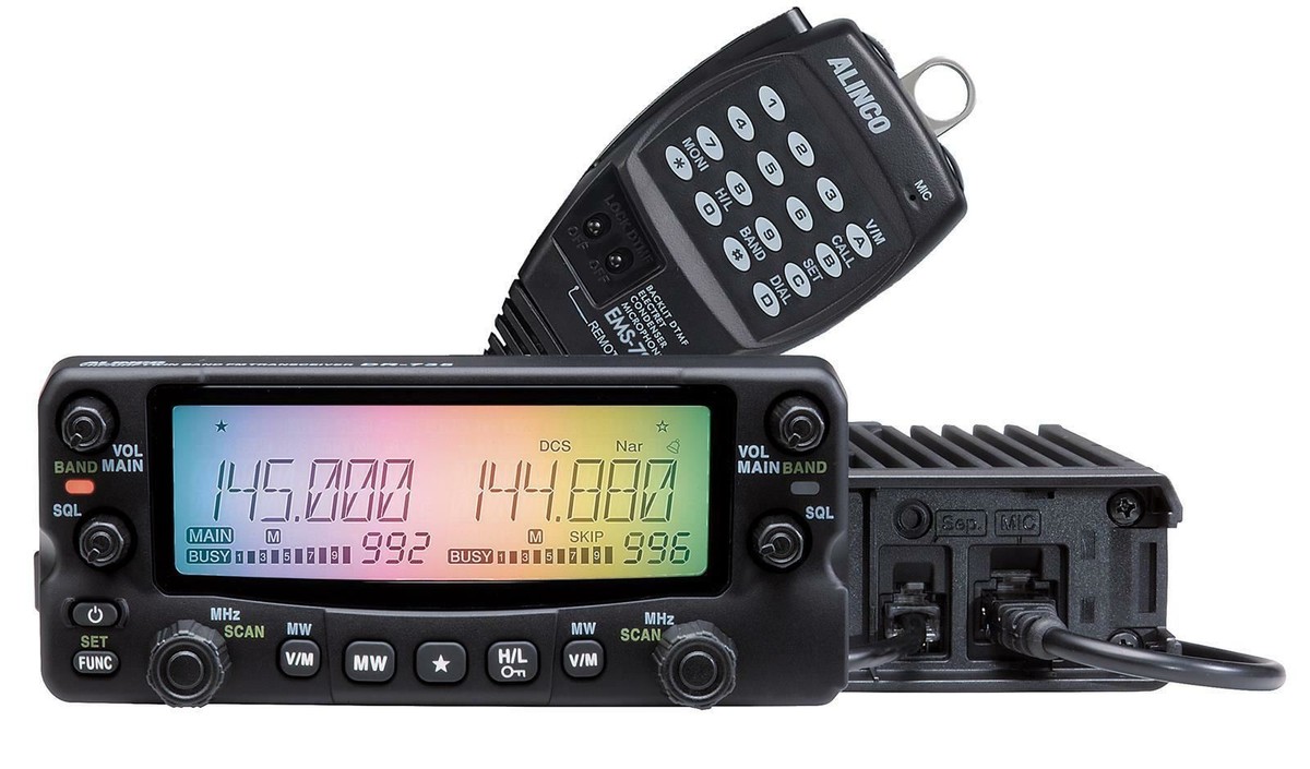 Alinco DR-735T Dual Band Ham Radio Transceiver 144//444 MHZ Full