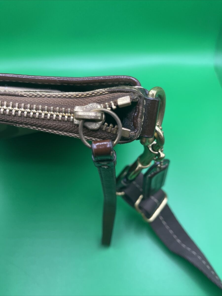 COACH K0649-10129 Signature Canvas Swingpack Small Crossbody COACH K0649-10129 Signature Canvas Swingpack Small Crossbody