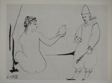 Pablo PICASSO : Comédie Humaine, La Colombe, Héliogravure, 1954