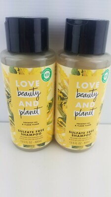 (2) Love Beauty And Planet Hope And Repair Shampoo For Split Ends, Coconut Oil 