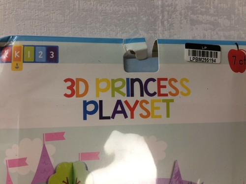 Horizon Group USA 3 D Princess Play 7 ct Set K and Up Creative Expression - Picture 4 of 7
