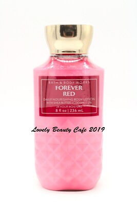 BATH & BODY WORKS / FOREVER RED / DAILY NOURISHING BODY LOTION / 8 FL OZ