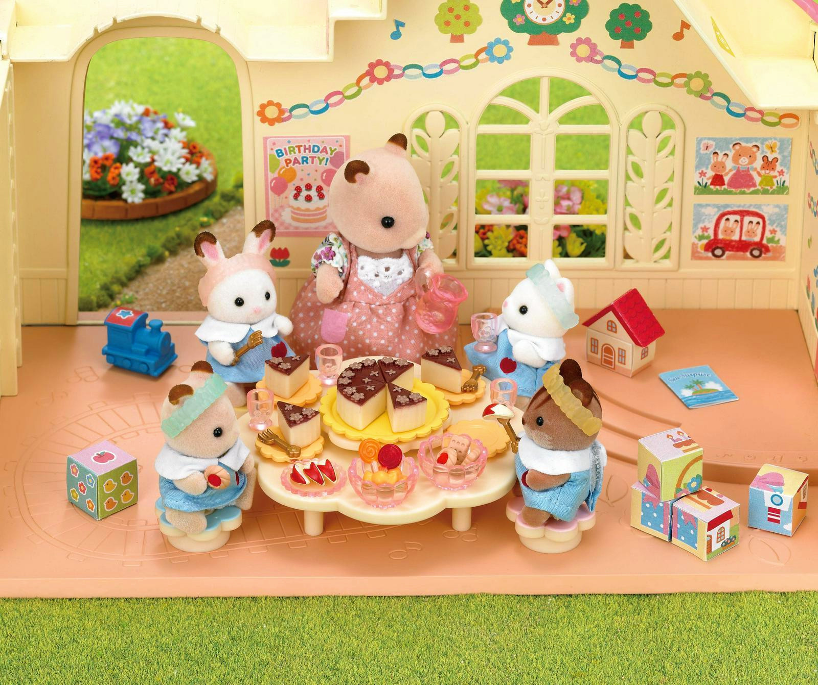 sylvanian families nightlight nursery set