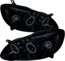 For 2003-2008 Toyota Corolla Led Halo Smoke Projector Headlights Headlamps Pair For 2003-2008 Toyota Corolla Led Halo Smoke Projector Headlights Headlamps Pair