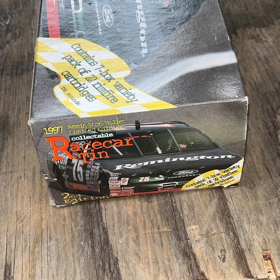 NASCAR RICK MÁST REMINGTON RACING LE #75 1997 FORD T-BIRD COCHE DE CARRERAS HOJALATA SEGUNDA EDICIÓN Foto 4 de 4