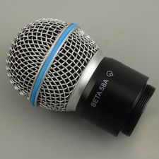 1x Wireless Mic Replacement Head Capsule Fit For Shure BETA58/58A Microphone