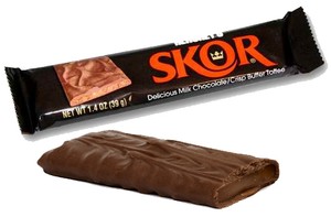 Hershey's Skor Bar - 18ct Candy Bar - Milk Choc Crisp Toffee - FREE