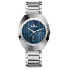 New Rado DiaStar Original Stainless Steel Blue Dial Men's Watch R12160213