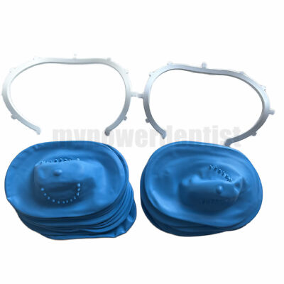 Dental KERR Rubber Dam Sheets 3D Nipple OptiDam Anterior/ Posterior White Frame