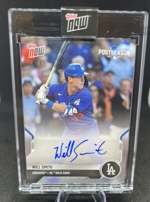 2021 Topps Now Postseason PS-17A WILL SMITH on Card Auto SP 84/99