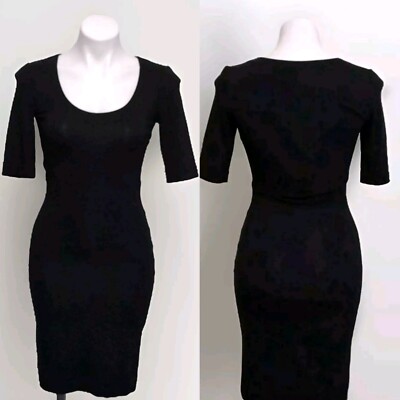 DVF Diane Von Furstenberg Raquel Bodycon Dress SP Elegant Little Black Dress