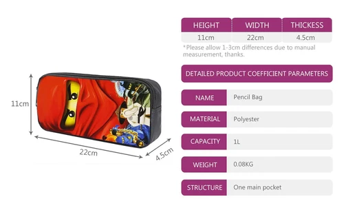 Ninjago Anime 3tlg/Set Rucksack Schüler Schule Umhängetasche Backpack Kinder 2024 - Bild 18 von 33