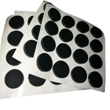 4-179mm Black Round Rubber Feet Small/Large Silicone Selfadhesicve Stick On Pads