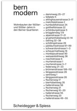 Bern modern Wohnbauten der 1920er- und 1930er-Jahre in den Berner Quartieren