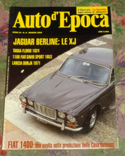 AUTO D'EPOCA GIUGNO  1994 JAGUAR BERLINE XJ