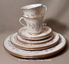 Gorham Spring Meadow Lot of 2 - 5 Piece Place Settings (10 pcs) EXCELLENT!