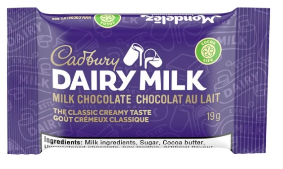 Cadbury Dairy Milk, Milk Chocolate Mini Bars, 19 Bars, 361g | eBay